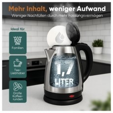 Clatronic WKS 3830 v&iacute;zforral&oacute; rozsdamentes ac&eacute;l Konyhai term&eacute;kek - V&iacute;zforral&oacute; / teafőző - 531148