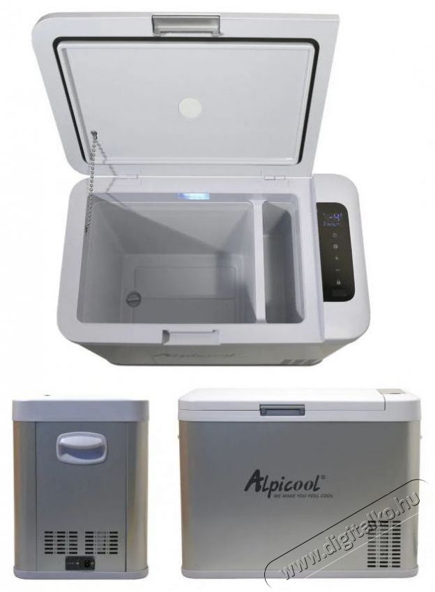 Compass Silver Frost Hűtől&aacute;da, kompresszor 35 l 230/24/12V -20&deg;C APP Konyhai term&eacute;kek - Hűtő, fagyaszt&oacute; (szabadon&aacute;ll&oacute;) - Fagyaszt&oacute;l&aacute;da - 523263