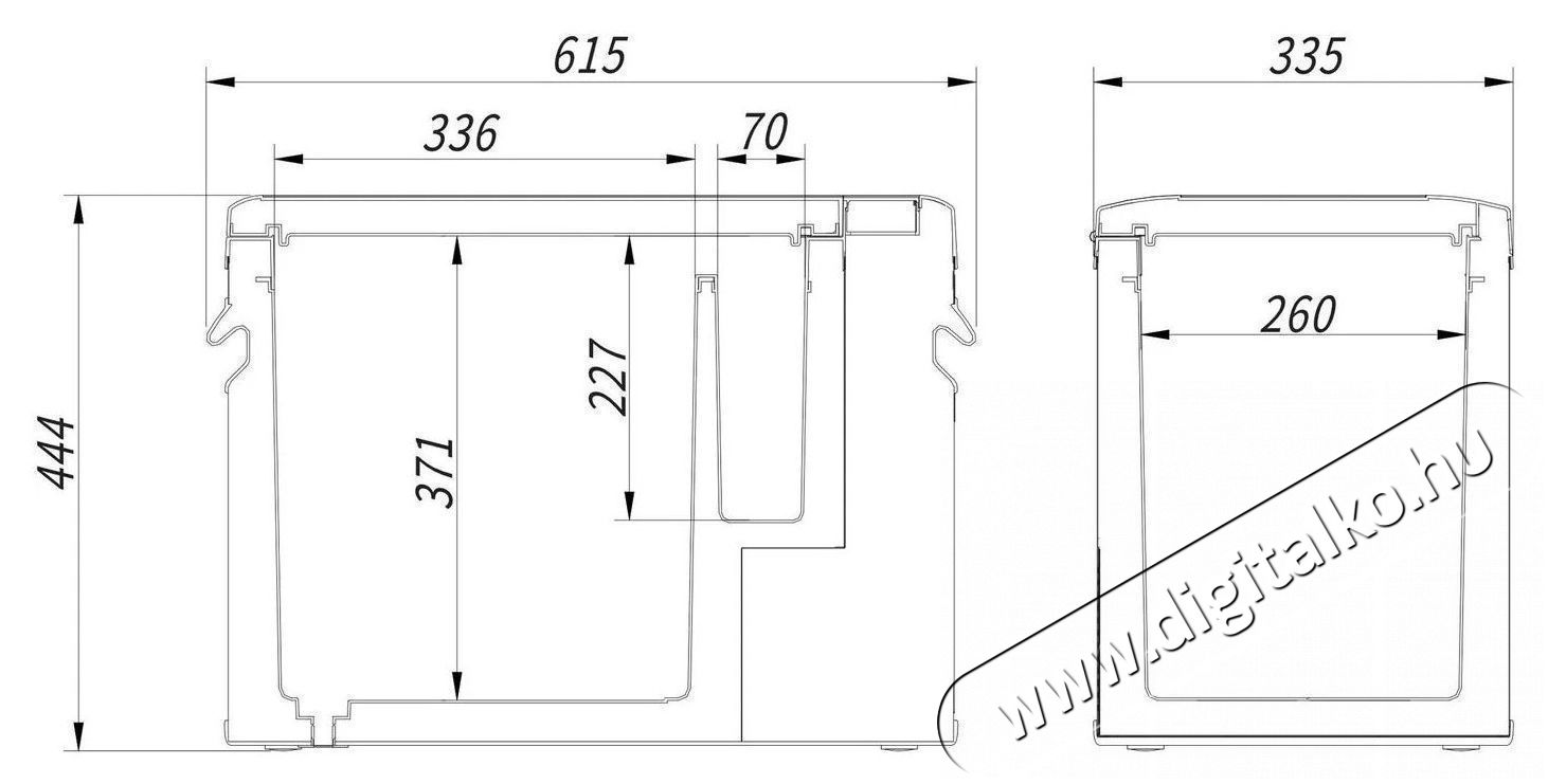 Compass Silver Frost Hűtől&aacute;da, kompresszor 35 l 230/24/12V -20&deg;C APP Konyhai term&eacute;kek - Hűtő, fagyaszt&oacute; (szabadon&aacute;ll&oacute;) - Fagyaszt&oacute;l&aacute;da - 523263