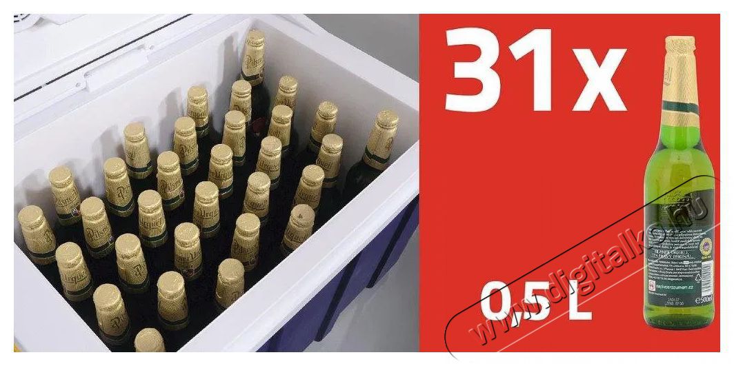 Compass 50l 230V / 12V mobil Konyhai term&eacute;kek - Hűtő, fagyaszt&oacute; (szabadon&aacute;ll&oacute;) - Fagyaszt&oacute;l&aacute;da - 523265