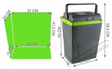 Compass Hűtőt&aacute;ska 22l 230V/12V A++ Konyhai term&eacute;kek - Hűtő, fagyaszt&oacute; (szabadon&aacute;ll&oacute;) - Hordozhat&oacute; hűtőt&aacute;ska - 530607