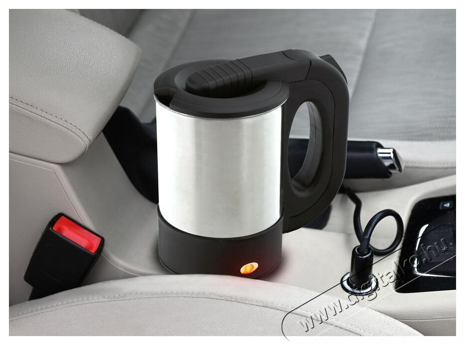 Compass 12V, rozsdamentes ac&eacute;l, 500ml, 150W v&iacute;zforral&oacute; Konyhai term&eacute;kek - V&iacute;zforral&oacute; / teafőző - 524526