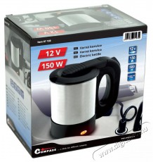 Compass 12V, rozsdamentes ac&eacute;l, 500ml, 150W v&iacute;zforral&oacute; Konyhai term&eacute;kek - V&iacute;zforral&oacute; / teafőző - 524526