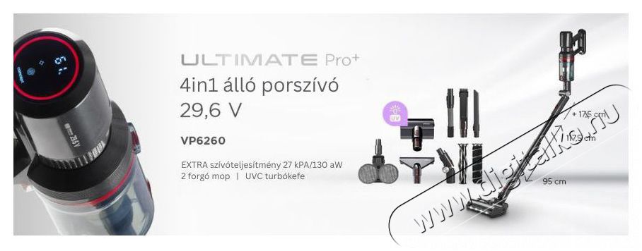 Concept VP6260 4in1 ULTIMATE Pro+ H&aacute;ztart&aacute;s / Otthon / K&uuml;lt&eacute;r - Porsz&iacute;v&oacute; / takar&iacute;t&oacute;g&eacute;p - K&eacute;zi / &aacute;ll&oacute; porsz&iacute;v&oacute; - 510943