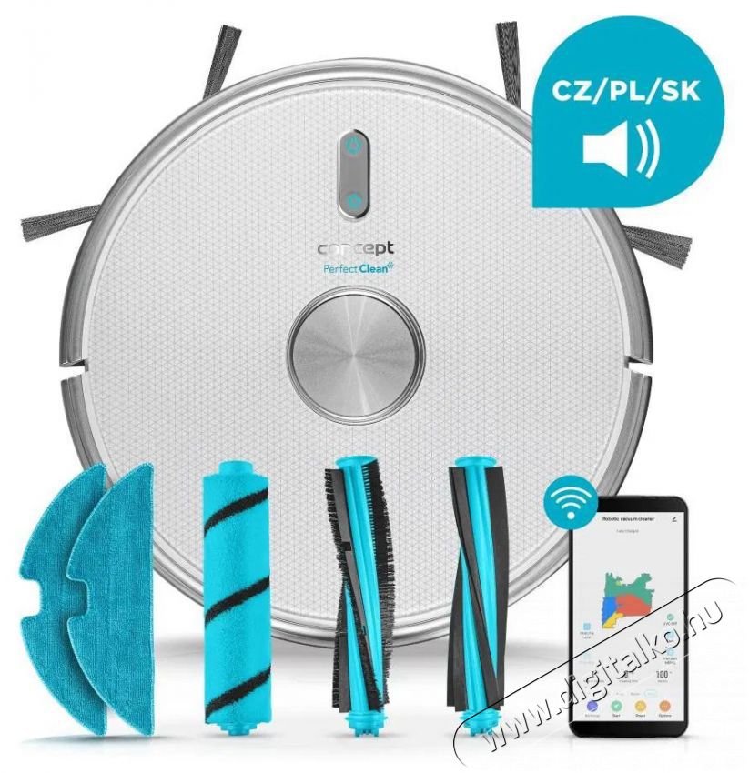 Concept VR3125 2in1 Perfect Clean Laser H&aacute;ztart&aacute;s / Otthon / K&uuml;lt&eacute;r - Porsz&iacute;v&oacute; / takar&iacute;t&oacute;g&eacute;p - Robotporsz&iacute;v&oacute; - 510930