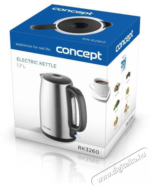 Concept RK3260 Konyhai term&eacute;kek - V&iacute;zforral&oacute; / teafőző - 513011