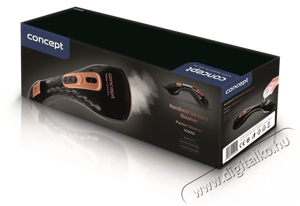 Concept NO8000 PERFECT STEAMER H&aacute;ztart&aacute;s / Otthon / K&uuml;lt&eacute;r - Vasal&oacute; - Gőz&aacute;llom&aacute;s - 523305