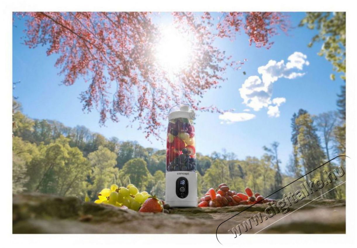 Concept SM4000 Smoothie FitMaker, USB, feh&eacute;r Konyhai term&eacute;kek - Konyhai kisg&eacute;p (elők&eacute;sz&iacute;t&eacute;s / feldolgoz&aacute;s) - Turmixg&eacute;p - 523328