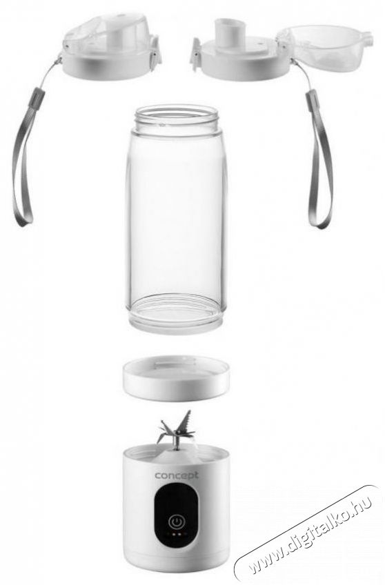 Concept SM4000 Smoothie FitMaker, USB, feh&eacute;r Konyhai term&eacute;kek - Konyhai kisg&eacute;p (elők&eacute;sz&iacute;t&eacute;s / feldolgoz&aacute;s) - Turmixg&eacute;p - 523328