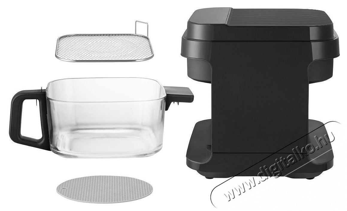 Concept Concept FR5500 GLASS & FAST 5,5 l Konyhai term&eacute;kek - Konyhai kisg&eacute;p (s&uuml;t&eacute;s / főz&eacute;s / hűt&eacute;s / &eacute;telk&eacute;sz&iacute;t&eacute;s) - L&eacute;gkever&eacute;ses főzőg&eacute;p / elektromos kukta / multifunkci&oacute;s s&uuml;tő - 523342