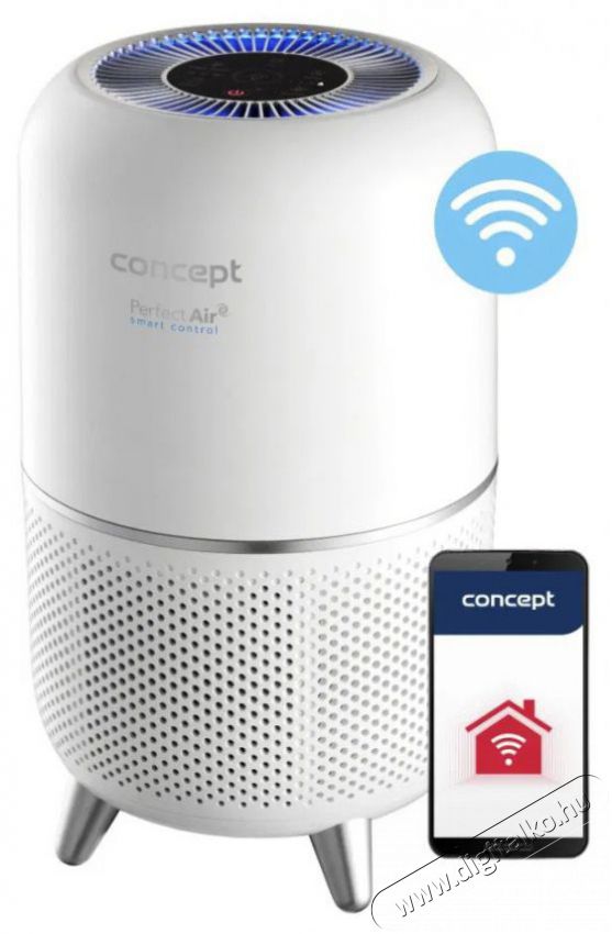 Concept CA1020 Perfect Air Smart Sz&eacute;ps&eacute;g&aacute;pol&aacute;s / Eg&eacute;szs&eacute;g - L&eacute;gtiszt&iacute;t&oacute; / p&aacute;r&aacute;s&iacute;t&oacute; / p&aacute;r&aacute;tlan&iacute;t&oacute; - L&eacute;gtiszt&iacute;t&oacute; - 523298