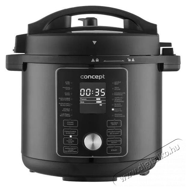 Concept CK8000 COOKERY Konyhai term&eacute;kek - Konyhai kisg&eacute;p (s&uuml;t&eacute;s / főz&eacute;s / hűt&eacute;s / &eacute;telk&eacute;sz&iacute;t&eacute;s) - L&eacute;gkever&eacute;ses főzőg&eacute;p / elektromos kukta / multifunkci&oacute;s s&uuml;tő - 530682
