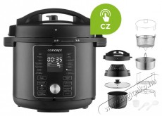 Concept CK8000 COOKERY Konyhai term&eacute;kek - Konyhai kisg&eacute;p (s&uuml;t&eacute;s / főz&eacute;s / hűt&eacute;s / &eacute;telk&eacute;sz&iacute;t&eacute;s) - L&eacute;gkever&eacute;ses főzőg&eacute;p / elektromos kukta / multifunkci&oacute;s s&uuml;tő - 530682