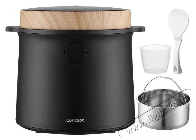 Concept RE4040 Rizsfőző Konyhai term&eacute;kek - Konyhai kisg&eacute;p (s&uuml;t&eacute;s / főz&eacute;s / hűt&eacute;s / &eacute;telk&eacute;sz&iacute;t&eacute;s) - Rizsfőző - 529339