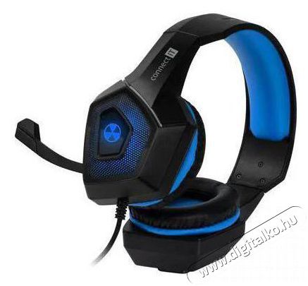 CONNECT CHP-5500-BL BATTLE RNBW Ed.2 - k&eacute;k Audio-Video / Hifi / Multim&eacute;dia - F&uuml;l &eacute;s Fejhallgat&oacute;k - Fejhallgat&oacute; mikrofonnal / headset - 518638