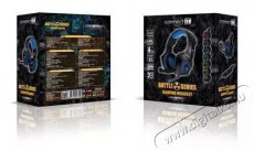 CONNECT CHP-5500-BL BATTLE RNBW Ed.2 - k&eacute;k Audio-Video / Hifi / Multim&eacute;dia - F&uuml;l &eacute;s Fejhallgat&oacute;k - Fejhallgat&oacute; mikrofonnal / headset - 518638