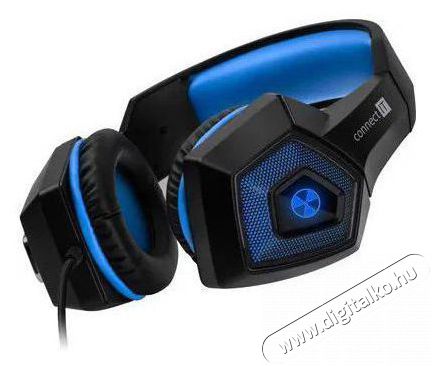 CONNECT CHP-5500-BL BATTLE RNBW Ed.2 - k&eacute;k Audio-Video / Hifi / Multim&eacute;dia - F&uuml;l &eacute;s Fejhallgat&oacute;k - Fejhallgat&oacute; mikrofonnal / headset - 518638