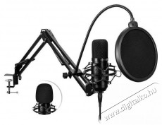  ProMic CMI-9010-BK, fekete Fot&oacute;-Vide&oacute; kieg&eacute;sz&iacute;tők - Mikrofon - &Eacute;nek &eacute;s hangszer mikrofon - 524574