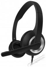  HOME & OFFICE fekete Fejhallgat&oacute; Audio-Video / Hifi / Multim&eacute;dia - F&uuml;l &eacute;s Fejhallgat&oacute;k - Fejhallgat&oacute; mikrofonnal / headset - 529356