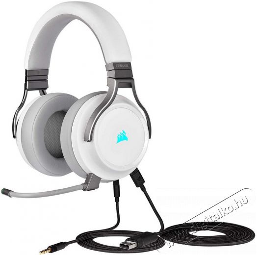 Corsair VIRTUOSO SE RGB Pearl Vezet&eacute;k n&eacute;lk&uuml;li Fejhallgat&oacute; Audio-Video / Hifi / Multim&eacute;dia - F&uuml;l &eacute;s Fejhallgat&oacute;k - Fejhallgat&oacute; - 368873