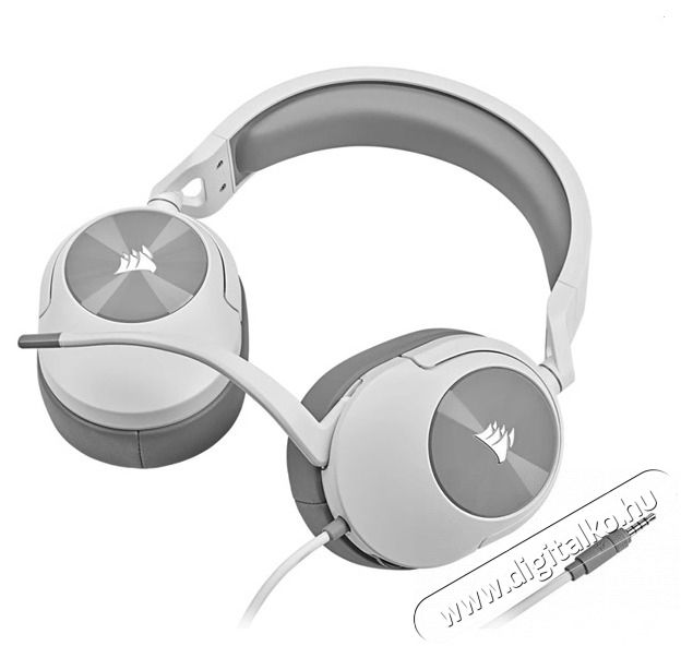 Corsair HS55 Stereo feh&eacute;r gamer headset Audio-Video / Hifi / Multim&eacute;dia - F&uuml;l &eacute;s Fejhallgat&oacute;k - Fejhallgat&oacute; mikrofonnal / headset - 477631