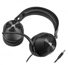 Corsair HS55 Stereo fekete gamer headset Audio-Video / Hifi / Multim&eacute;dia - F&uuml;l &eacute;s Fejhallgat&oacute;k - Fejhallgat&oacute; mikrofonnal / headset - 477630
