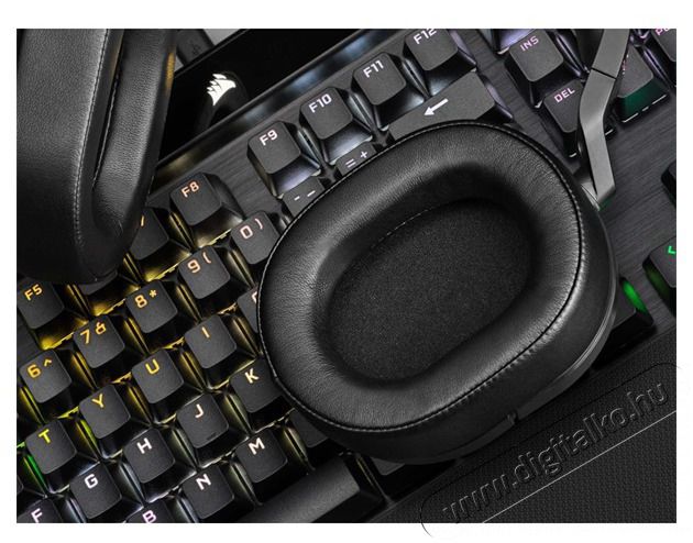 Corsair HS55 Stereo fekete gamer headset Audio-Video / Hifi / Multim&eacute;dia - F&uuml;l &eacute;s Fejhallgat&oacute;k - Fejhallgat&oacute; mikrofonnal / headset - 477630