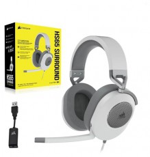 Corsair HS65 Surround feh&eacute;r gamer headset Audio-Video / Hifi / Multim&eacute;dia - F&uuml;l &eacute;s Fejhallgat&oacute;k - Fejhallgat&oacute; mikrofonnal / headset - 477639