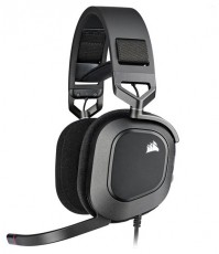 Corsair HS80 RGB USB 7.1 fekete gamer headset Audio-Video / Hifi / Multim&eacute;dia - F&uuml;l &eacute;s Fejhallgat&oacute;k - Fejhallgat&oacute; mikrofonnal / headset - 478678
