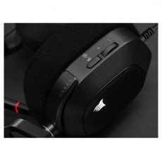 Corsair HS80 RGB USB 7.1 fekete gamer headset Audio-Video / Hifi / Multim&eacute;dia - F&uuml;l &eacute;s Fejhallgat&oacute;k - Fejhallgat&oacute; mikrofonnal / headset - 478678
