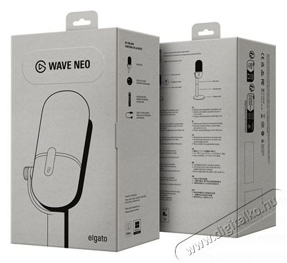Corsair Elgato Wave Neo PC/Mac USB mikrofon Fot&oacute;-Vide&oacute; kieg&eacute;sz&iacute;tők - Mikrofon - &Eacute;nek &eacute;s hangszer mikrofon - 500189