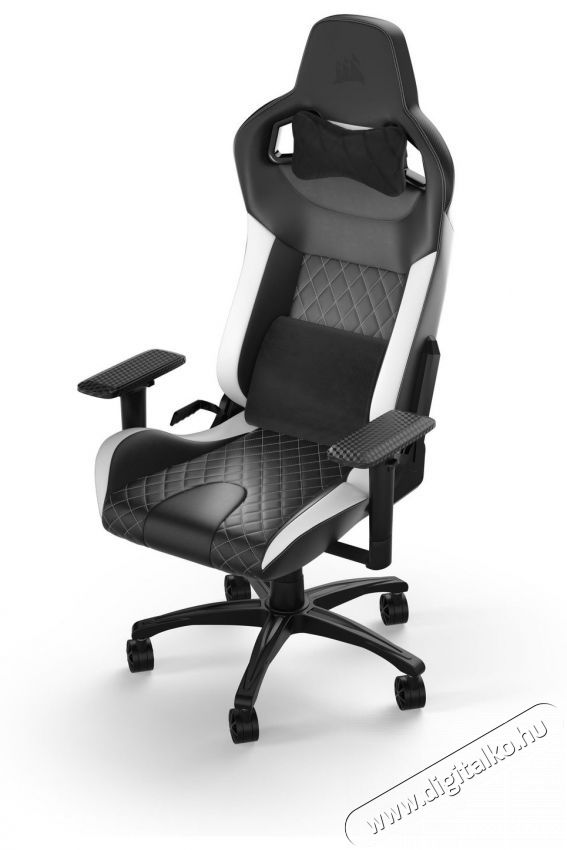 Corsair T1 RACE (2023) Leatherette Black and White Iroda &eacute;s sz&aacute;m&iacute;t&aacute;stechnika - Egy&eacute;b sz&aacute;m&iacute;t&aacute;stechnikai term&eacute;k - 518279
