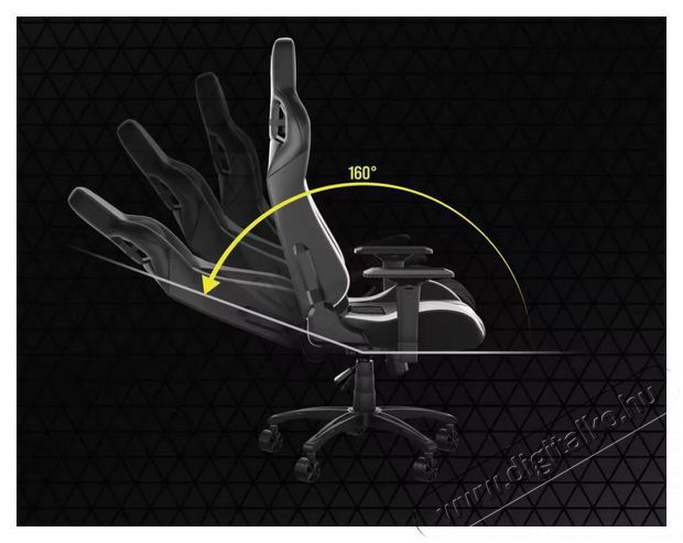 Corsair T1 RACE (2023) Leatherette Black and White Iroda &eacute;s sz&aacute;m&iacute;t&aacute;stechnika - Egy&eacute;b sz&aacute;m&iacute;t&aacute;stechnikai term&eacute;k - 518279
