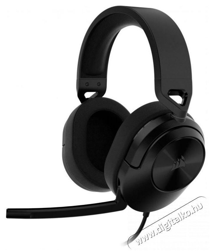 Corsair HS55 Stereo Carbon Fejhallgat&oacute; Audio-Video / Hifi / Multim&eacute;dia - F&uuml;l &eacute;s Fejhallgat&oacute;k - Fejhallgat&oacute; mikrofonnal / headset - 529357