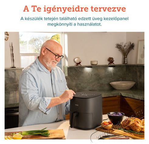 Cosori CAF-L501-KEU FORR&Oacute;LEVEGŐS S&Uuml;TŐ Konyhai term&eacute;kek - Konyhai kisg&eacute;p (s&uuml;t&eacute;s / főz&eacute;s / hűt&eacute;s / &eacute;telk&eacute;sz&iacute;t&eacute;s) - L&eacute;gkever&eacute;ses főzőg&eacute;p / elektromos kukta / multifunkci&oacute;s s&uuml;tő - 470605