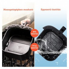 Cosori CAF-L501-KEU FORR&Oacute;LEVEGŐS S&Uuml;TŐ Konyhai term&eacute;kek - Konyhai kisg&eacute;p (s&uuml;t&eacute;s / főz&eacute;s / hűt&eacute;s / &eacute;telk&eacute;sz&iacute;t&eacute;s) - L&eacute;gkever&eacute;ses főzőg&eacute;p / elektromos kukta / multifunkci&oacute;s s&uuml;tő - 470605