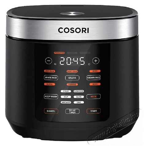 Cosori CRC-R501-KEU Slow Cooker t&ouml;bbfunkci&oacute;s rizsfőző Konyhai term&eacute;kek - Konyhai kisg&eacute;p (s&uuml;t&eacute;s / főz&eacute;s / hűt&eacute;s / &eacute;telk&eacute;sz&iacute;t&eacute;s) - Rizsfőző - 497809