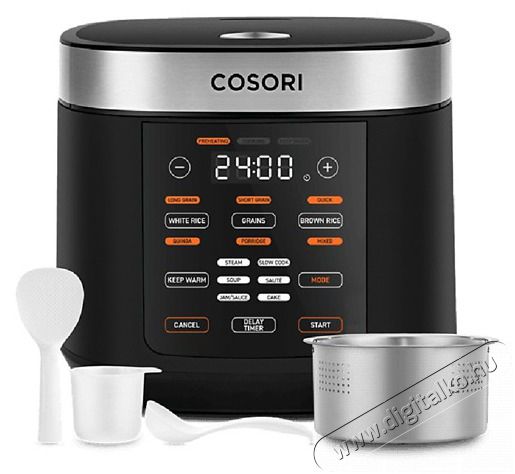 Cosori CRC-R501-KEU Slow Cooker t&ouml;bbfunkci&oacute;s rizsfőző Konyhai term&eacute;kek - Konyhai kisg&eacute;p (s&uuml;t&eacute;s / főz&eacute;s / hűt&eacute;s / &eacute;telk&eacute;sz&iacute;t&eacute;s) - Rizsfőző - 497809