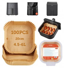 Cosori forr&oacute;levegős s&uuml;tőh&ouml;z 100db pap&iacute;rt&aacute;ny&eacute;r (CLR-R601-NEU) Konyhai term&eacute;kek - Konyhai kisg&eacute;p kieg&eacute;sz&iacute;tő - Egy&eacute;b kisg&eacute;p kieg&eacute;sz&iacute;tő - 497810
