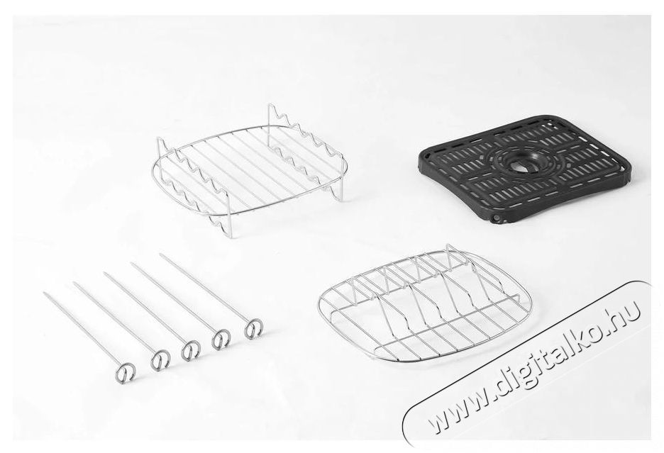 Cosori CAF-R901-AEU Dual Basket Forr&oacute;levegős S&uuml;tő, fekete Konyhai term&eacute;kek - Konyhai kisg&eacute;p (s&uuml;t&eacute;s / főz&eacute;s / hűt&eacute;s / &eacute;telk&eacute;sz&iacute;t&eacute;s) - L&eacute;gkever&eacute;ses főzőg&eacute;p / elektromos kukta / multifunkci&oacute;s s&uuml;tő - 500759