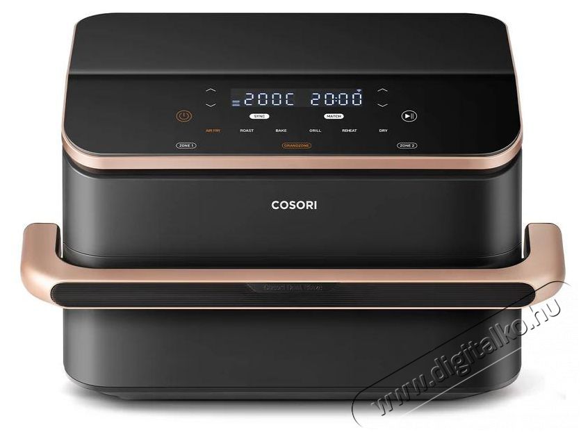 Cosori CAF-TF101S-AEUR Dual Blaze TwinFry 10l Konyhai term&eacute;kek - Konyhai kisg&eacute;p (s&uuml;t&eacute;s / főz&eacute;s / hűt&eacute;s / &eacute;telk&eacute;sz&iacute;t&eacute;s) - L&eacute;gkever&eacute;ses főzőg&eacute;p / elektromos kukta / multifunkci&oacute;s s&uuml;tő - 500760