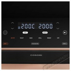 Cosori CAF-TF101S-AEUR Dual Blaze TwinFry 10l Konyhai term&eacute;kek - Konyhai kisg&eacute;p (s&uuml;t&eacute;s / főz&eacute;s / hűt&eacute;s / &eacute;telk&eacute;sz&iacute;t&eacute;s) - L&eacute;gkever&eacute;ses főzőg&eacute;p / elektromos kukta / multifunkci&oacute;s s&uuml;tő - 500760