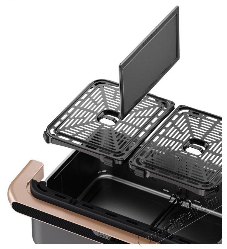 Cosori CAF-TF101S-AEUR Dual Blaze TwinFry 10l Konyhai term&eacute;kek - Konyhai kisg&eacute;p (s&uuml;t&eacute;s / főz&eacute;s / hűt&eacute;s / &eacute;telk&eacute;sz&iacute;t&eacute;s) - L&eacute;gkever&eacute;ses főzőg&eacute;p / elektromos kukta / multifunkci&oacute;s s&uuml;tő - 500760