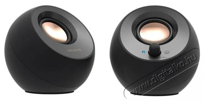 CREATIVE Pebble V3, fekete Audio-Video / Hifi / Multim&eacute;dia - Hangfal - Hangfalszett - H&aacute;l&oacute;zatr&oacute;l műk&ouml;dő vezet&eacute;k n&eacute;lk&uuml;li hangsug&aacute;rz&oacute; - 503336