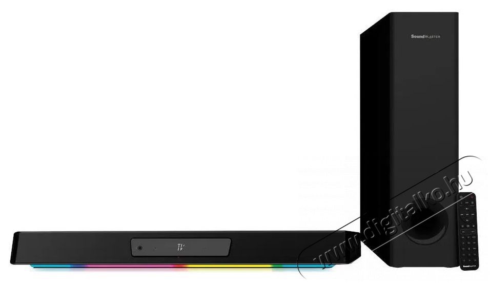 CREATIVE Sound Blaster KATANA V2X Audio-Video / Hifi / Multim&eacute;dia - Hangprojektor / soundbar - M&eacute;lyl&aacute;d&aacute;val - 523389