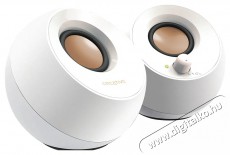 CREATIVE Pebble V3 feh&eacute;r Audio-Video / Hifi / Multim&eacute;dia - Hangfal - Hangfalszett - H&aacute;l&oacute;zatr&oacute;l műk&ouml;dő vezet&eacute;k n&eacute;lk&uuml;li hangsug&aacute;rz&oacute; - 523385