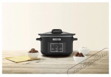 CrockPot Lass&uacute;főző 4,7 l fekete Konyhai term&eacute;kek - Konyhai kisg&eacute;p (s&uuml;t&eacute;s / főz&eacute;s / hűt&eacute;s / &eacute;telk&eacute;sz&iacute;t&eacute;s) - L&eacute;gkever&eacute;ses főzőg&eacute;p / elektromos kukta / multifunkci&oacute;s s&uuml;tő - 523405