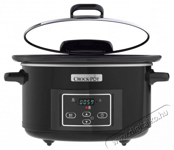 CrockPot Lass&uacute;főző 4,7 l fekete Konyhai term&eacute;kek - Konyhai kisg&eacute;p (s&uuml;t&eacute;s / főz&eacute;s / hűt&eacute;s / &eacute;telk&eacute;sz&iacute;t&eacute;s) - L&eacute;gkever&eacute;ses főzőg&eacute;p / elektromos kukta / multifunkci&oacute;s s&uuml;tő - 523405