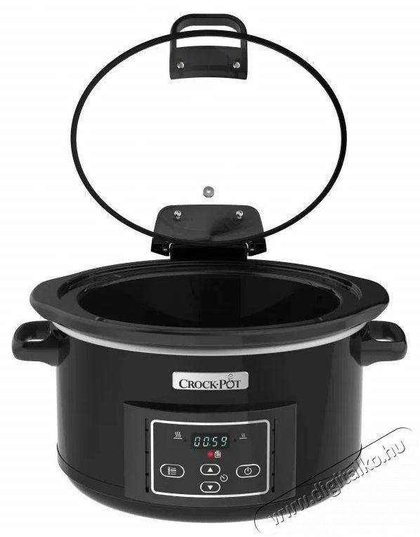 CrockPot Lass&uacute;főző 4,7 l fekete Konyhai term&eacute;kek - Konyhai kisg&eacute;p (s&uuml;t&eacute;s / főz&eacute;s / hűt&eacute;s / &eacute;telk&eacute;sz&iacute;t&eacute;s) - L&eacute;gkever&eacute;ses főzőg&eacute;p / elektromos kukta / multifunkci&oacute;s s&uuml;tő - 523405