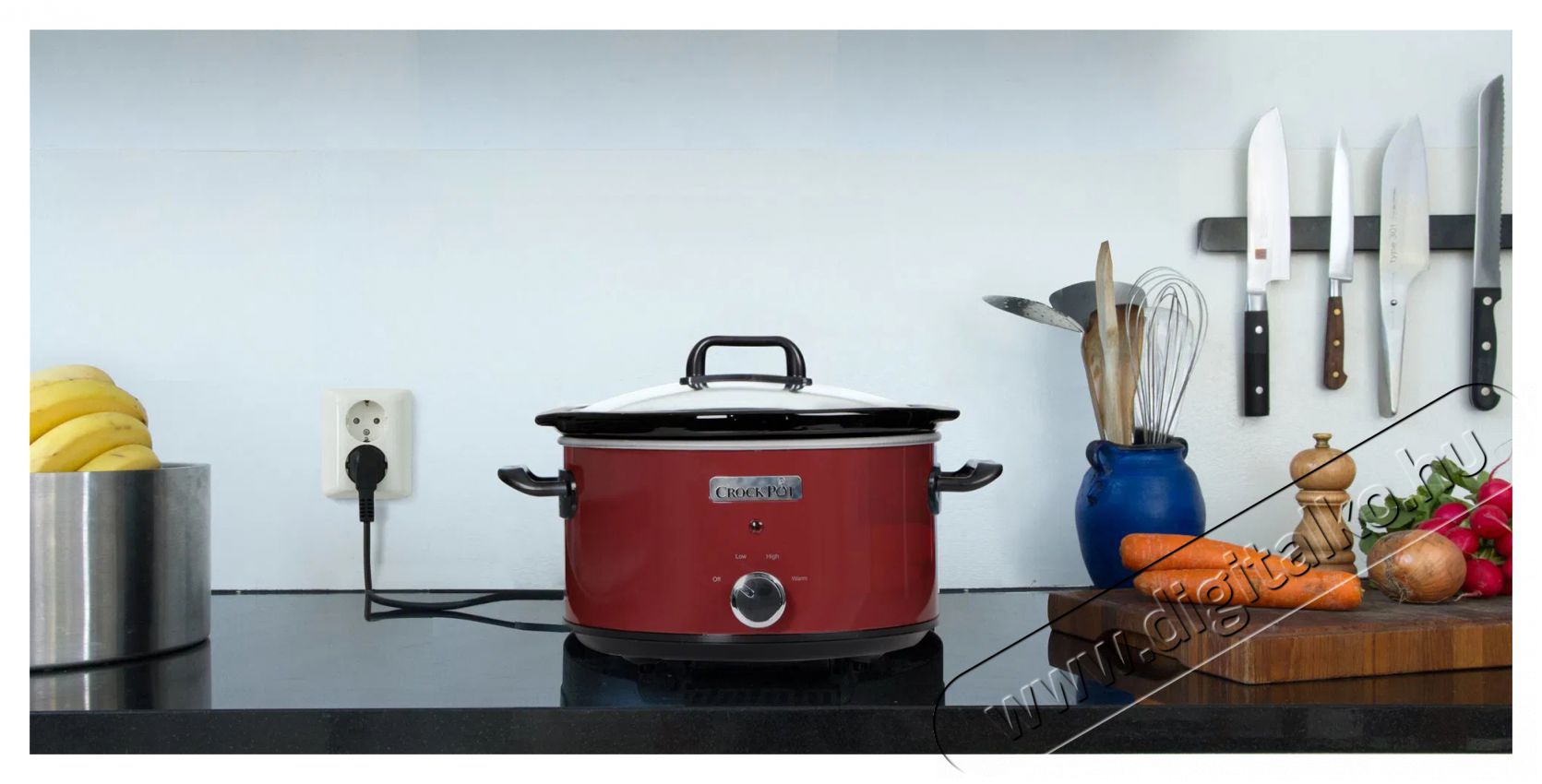 CrockPot SCV400RD piros Konyhai term&eacute;kek - Konyhai kisg&eacute;p (s&uuml;t&eacute;s / főz&eacute;s / hűt&eacute;s / &eacute;telk&eacute;sz&iacute;t&eacute;s) - L&eacute;gkever&eacute;ses főzőg&eacute;p / elektromos kukta / multifunkci&oacute;s s&uuml;tő - 523406